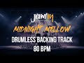 Midnight mellow drumless backing track 80 bpm