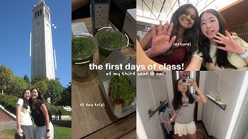 the first days of fall semester at uc berkeley!  🍂🧸˚ ༘ ⋆｡˚☕️ my third year, productive days, sf day
