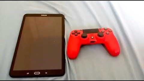 How to connect PS4 controller to tablet?