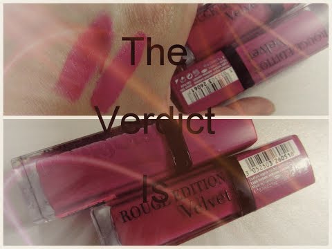 The Verdict Is 4 Bourjois Rouge Edition Velvet Liquid Lipsticks