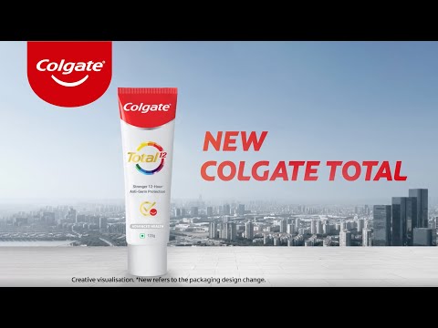 New Colgate Total with Stronger 12-Hour Anti-germ Protection | English | 20 Sec