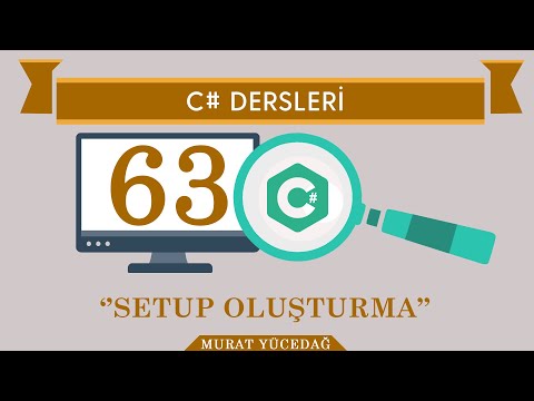 C# Ders 63 Setup Oluşturma