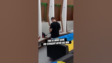 USYK IMMEDIATELY POST FIGHT AFTER HIS WIN OVER DANIEL DUBOIS