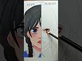 Adam Wednesday in the anime and real world #shorts #drawing
