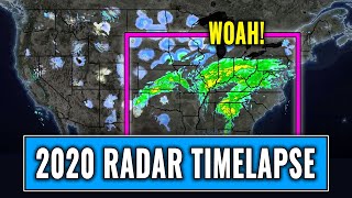 A Year in Weather - 2020 Radar Timelapse by Weather Decoded 16,968 views 3 years ago 9 minutes, 47 seconds