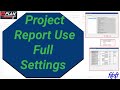 EA-02. Project Report Guide Step by Step with Full Settings || Basic to Advanced in Hindi.