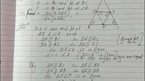 Ex 6.4, Q 5, Ch-Triangles, Class 10th Math
