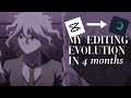my editing evolution and rating them | nov. 2020 - march 2021 | capcut to alight motion
