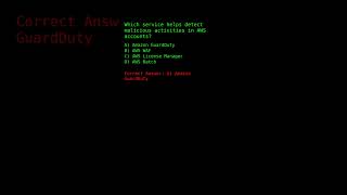 Daily AWS Interview Question Shorts #87 | Which service helps detect malicious activities in AW