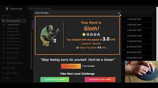 CPS Test | 1 Second (cpstest.org)