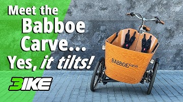 Maak kennis met de Babboe Carve, een kantelbare bakfiets!