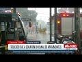 Trolebús cae a socavón tras fuerte tormenta en Coyoacán, CDMX