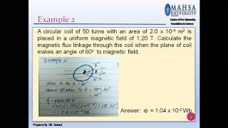 Chapter 8.2 :Electromagnetic Induction-Physics 2-Pre u- Azwani