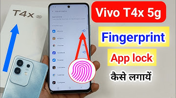 Vivo t4x 5g me fingerprint app lock kaise lagaye / Vivo t4x 5g fingerprint app lock setting