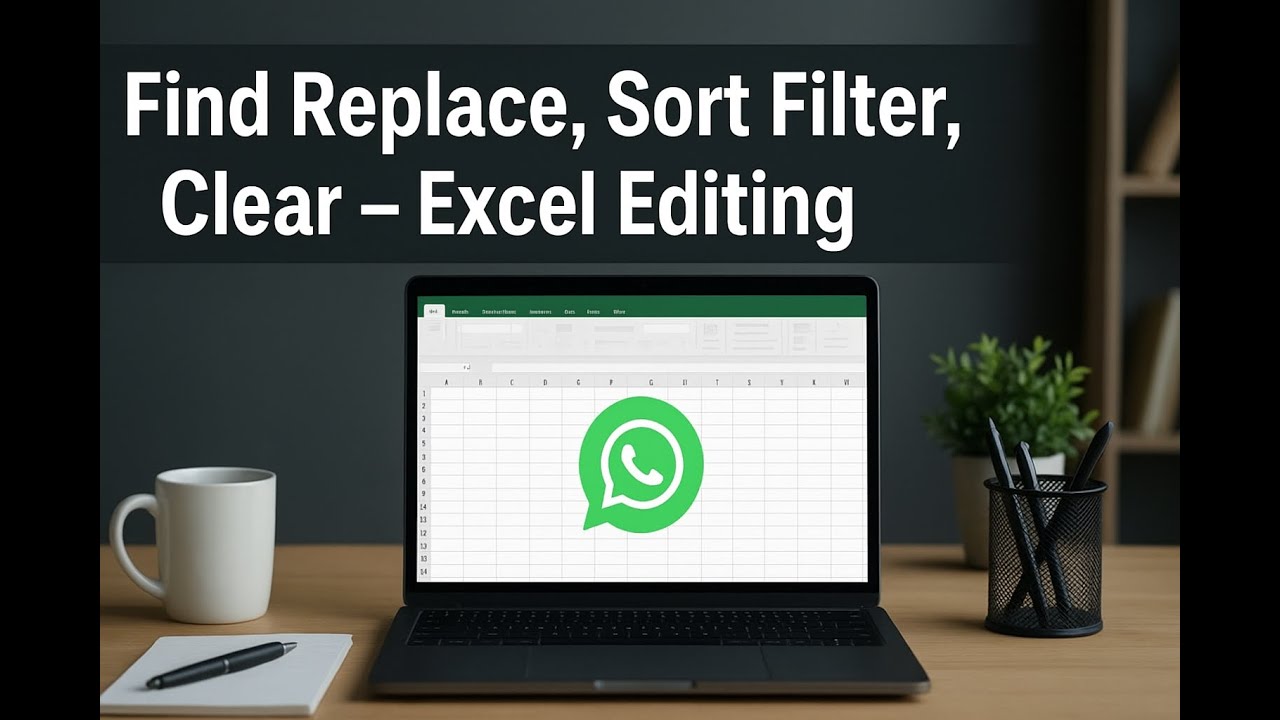 Excel Editing Tab Complete Guide | Format, Clear, Find Replace Full ...