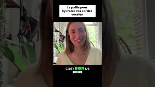 La paille pour hydrater tes cordes vocales ! #coachvocal #techniquevocale #song #humour #chant