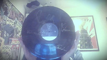 Pink Floyd - The Wall Disc 1 - Vinyl Record signed by all 4 band members.