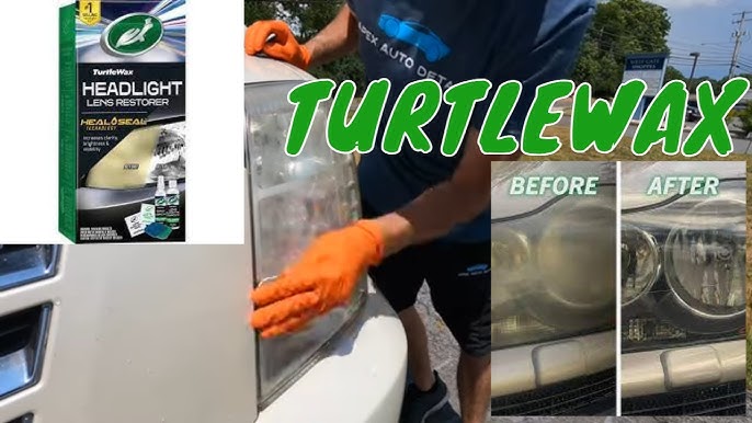 Turtle wax headlight Lens restoration kit tutorial 