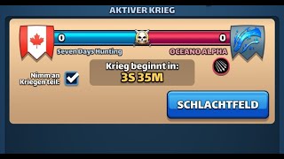 Kriegsangriffe | Seven Days Hunting vs. Oceano Alpha | Empires and Puzzles German