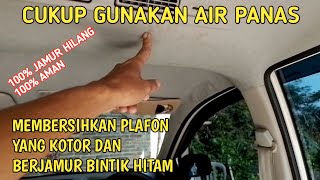 CARA MEMBERSIHKAN PLAFON MOBIL YANG KOTOR DAN BERJAMUR CUKUP MUDAH DAN MURAH