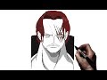 How to Draw Shanks | Step By Step | One Piece