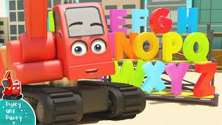 Alphabet - Learn Your Abcs - Construction Songs For Kids Digley And Dazey