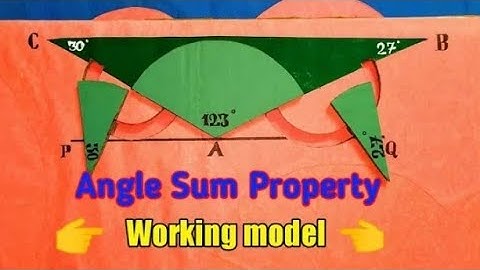 Angle Sum Property Explanation by Aryan Mathematics . #shorts #mathematics #areaandperimeter #aryan