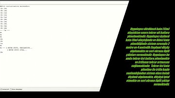 Algoritma Düşüş Algılama Testi Aspan Roket Takımı