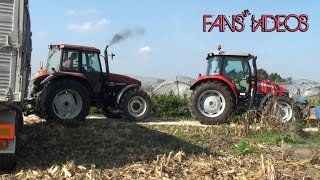 Massey Ferguson vs New Holland Tractor accident | #FANS'VIDEOS