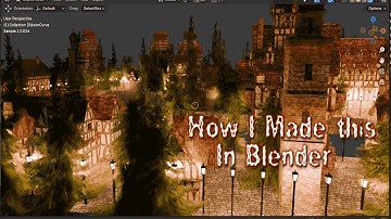 Medieval City Builder for Blender 🏰 – Procedural & Customizable ✨