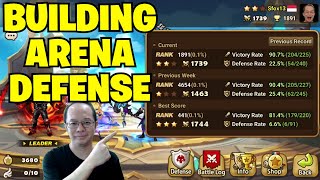 Building ARENA DEFENSE for BETTER Arena Rewards  Week 1 (Summoners War)