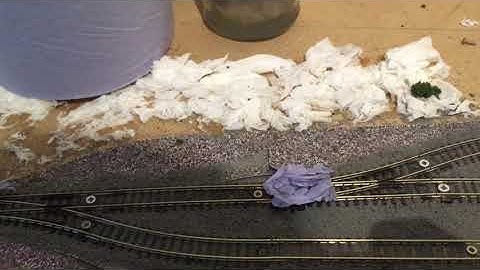 How to build a model railway/ railroad part 5-track weathering and details