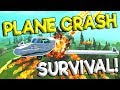 PLANE CRASH SURVIVAL & MORE DESTRUCTION! - Scrap Mechanic Update Gameplay