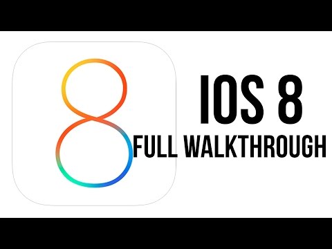 iOS 8 Full Walkthrough Tutorial and Overview