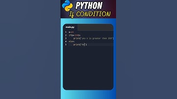 If Condition in Python #coding #pythonlanguage #pythonprogramming #python