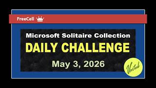 Celebrity Microsoft Solitaire Collection | Daily Challenge May 3, 2026 | FreeCell Medium Net Worth