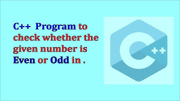 #even_odd c++ Program to check whether the given number is even or odd | Tutorial no 10