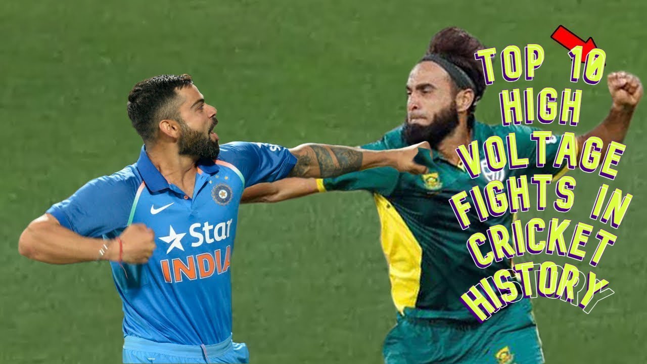 Top 10 High Voltage Fight in Cricket History | Sports House Bd | Hd ...