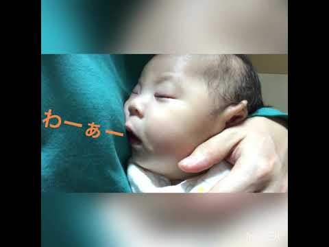 可愛い声で歌うように寝言を言う生後2ヶ月の赤ちゃん Youtube