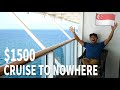 Inside a $1,500 Cruise to Nowhere | 3D2N Palace Suite on World Dream Cruise Singapore