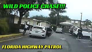 Wild Police Chase Broward County Florida - September 15 2022