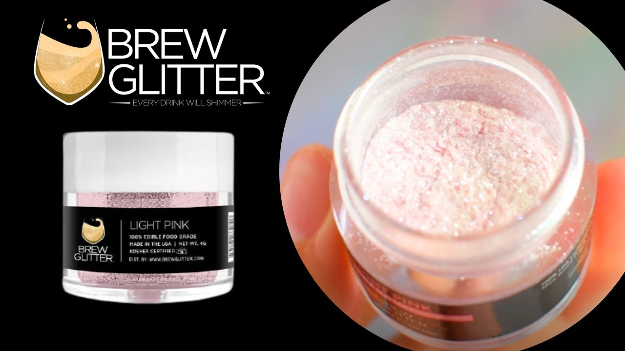 Light Pink Edible Glitter