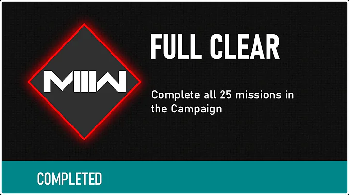 Getting All The Achievements For Modern Warfare 3