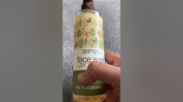 Trader Joe’s spa face wash review