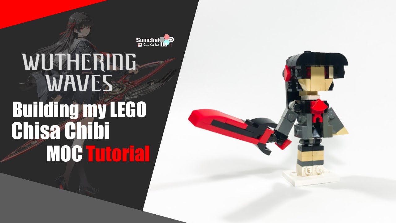 LEGO Wuthering Waves Chisa Chibi MOC Tutorial | Somchai Ud - YouTube