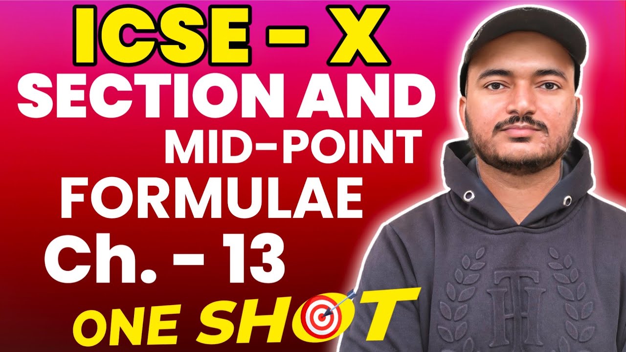 Section And Mid Point Formulae Class 10th Math Full Chapter 13 One Section and mid point formulae class 10th math full chapter 13 one