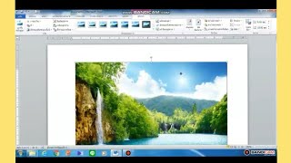 วิธีแทรกรูปภาพใส่ในรูปร่างในMicrosoft Word