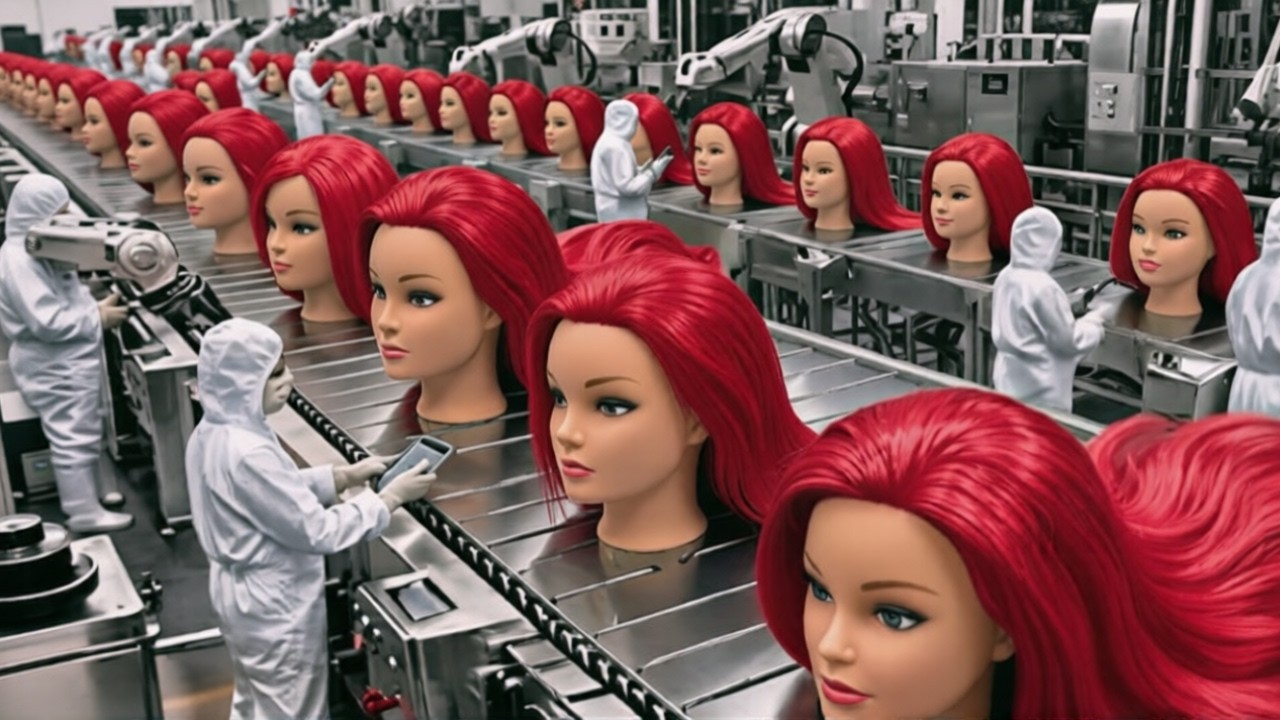 Inside the Factory:  Largest Wig From Raw Banana Stem to Wigs (Full Process)