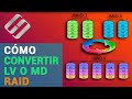 ¡Optimiza tu almacenamiento! Guía completa para convertir LV o MD RAID1 y 0 a RAID5 sin perder datos