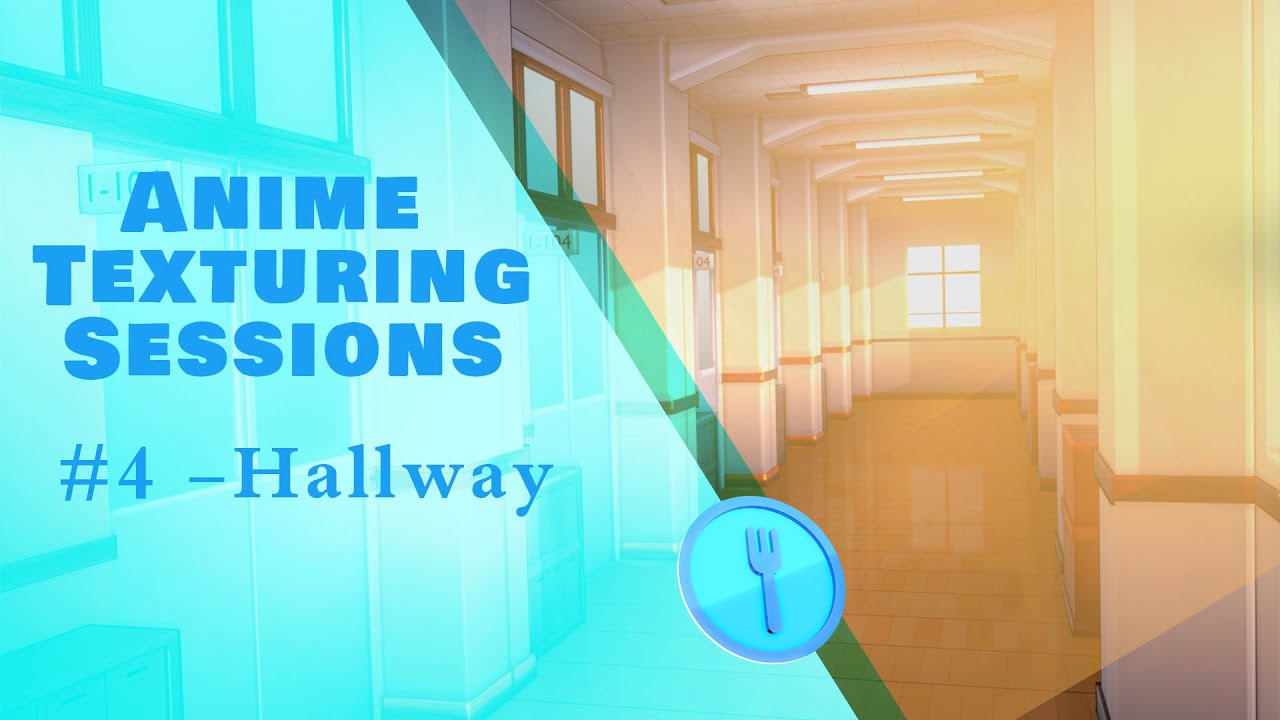 Timelapse Hallway School Background Anime 